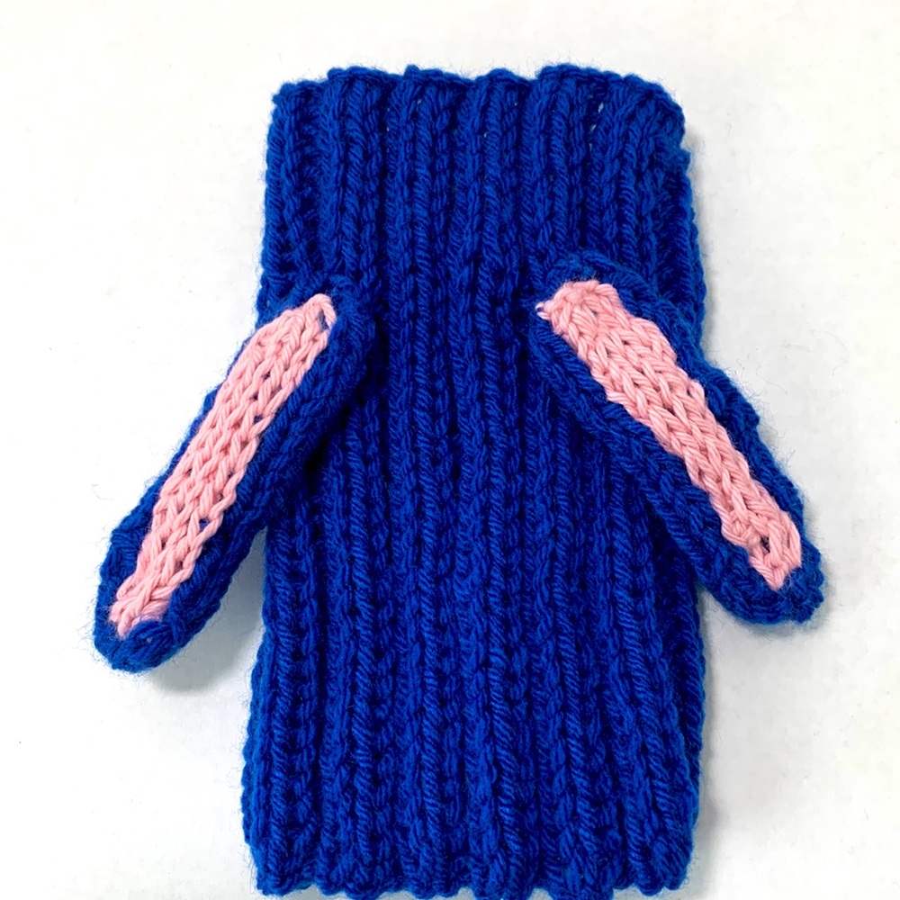 NWT Bunny Dog Costume - Neck Warmer Hood Blue